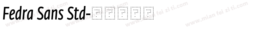 Fedra Sans Std字体转换
